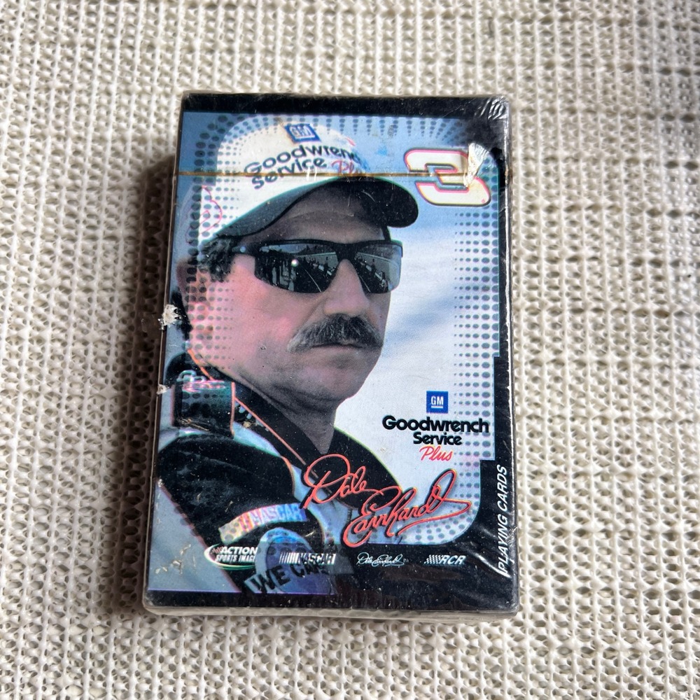 Dale Earnhardt #3 GM Goodwrench Service‎ Plus NASCAR Playing Cards Sealed Deck